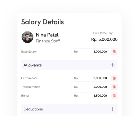 Salary details