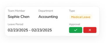 Leave approval