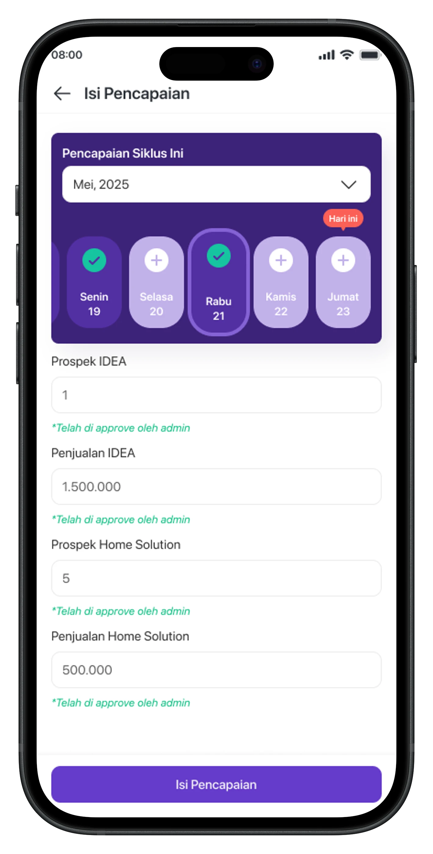 Progress Update + Optional Validation